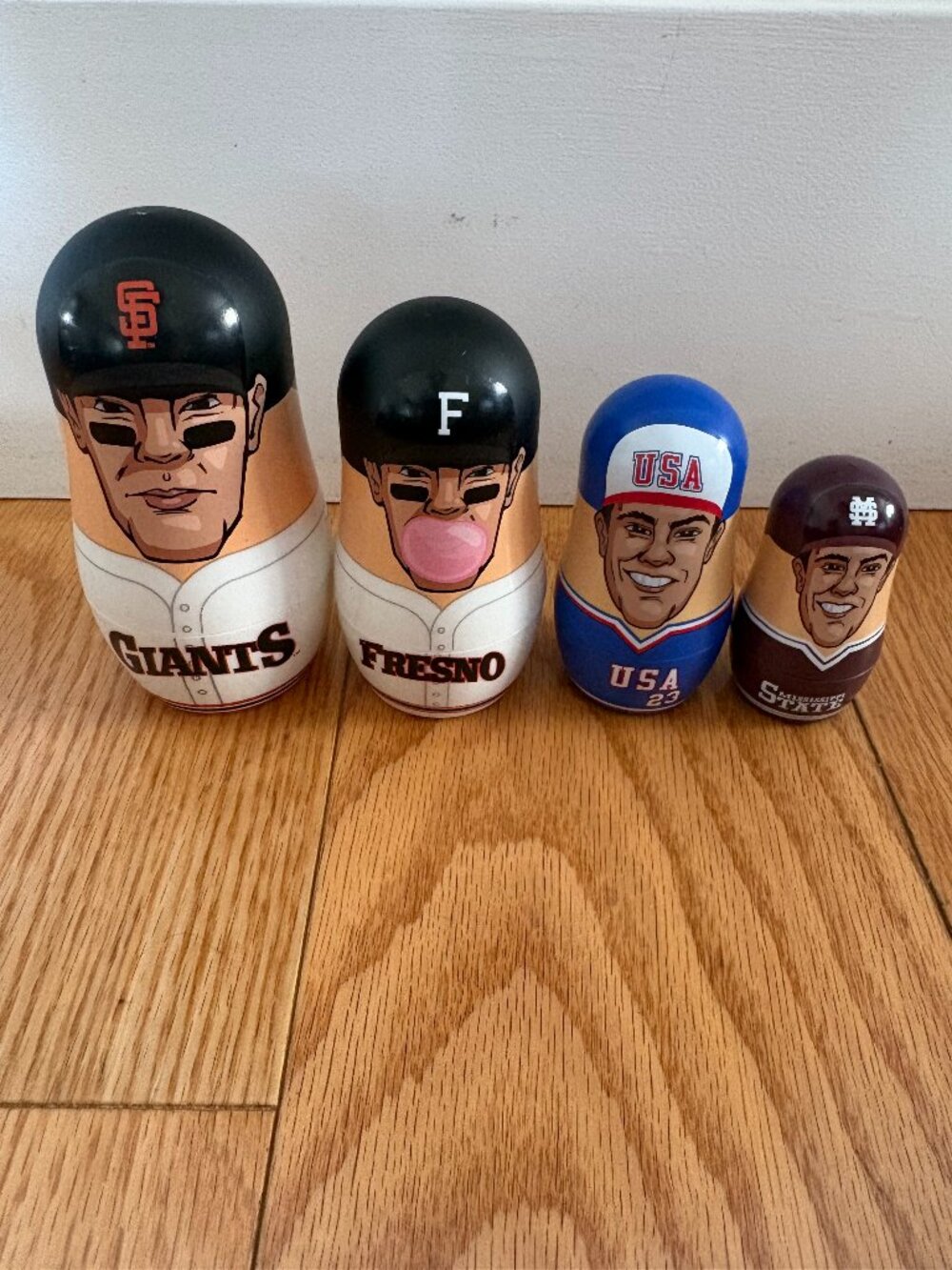 San Francisco Giants Will Clark Nesting Doll sga 7/6/2019 Babushka Dolls